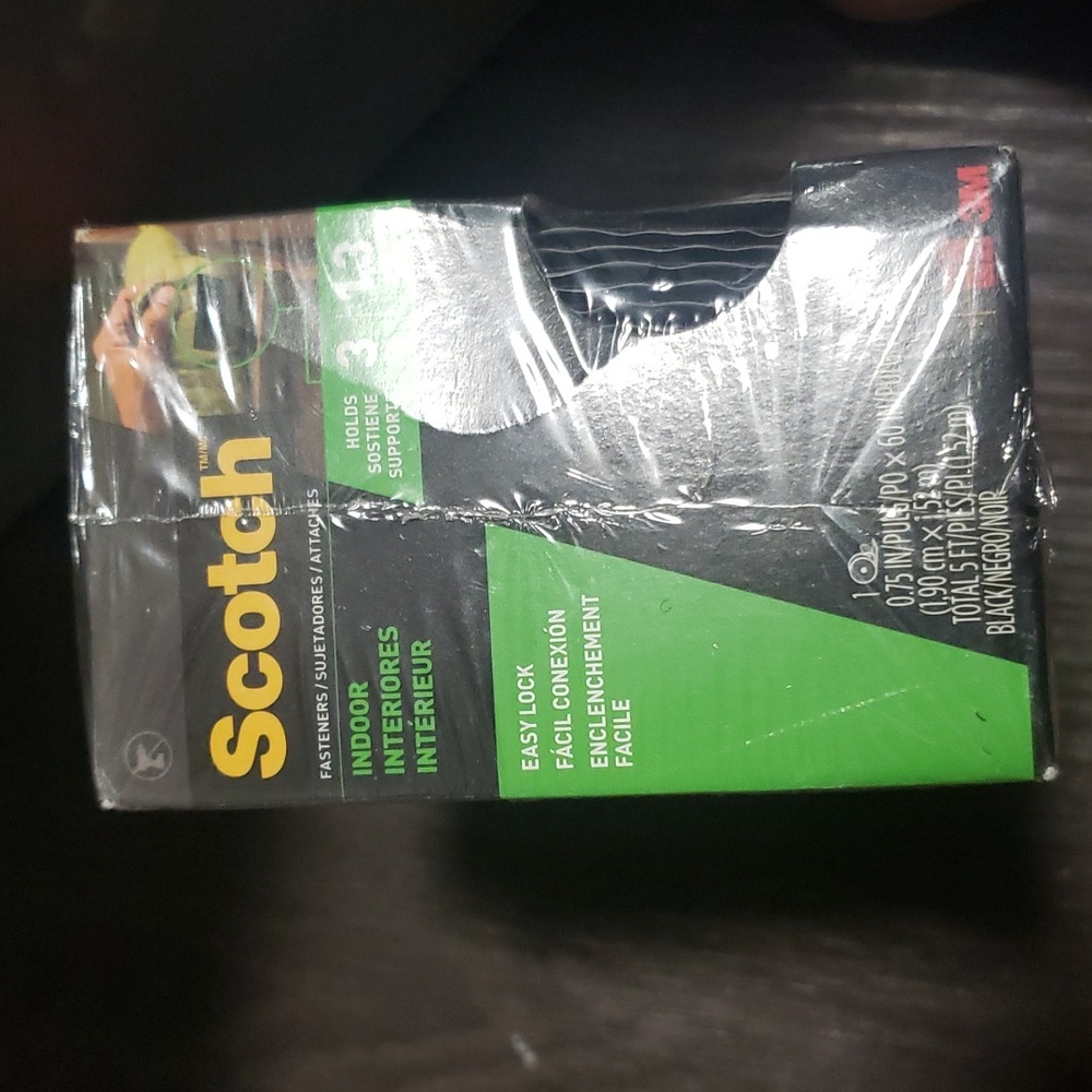 Scotch Indoor Fasteners RF4741, 3/4 in x 5 ft (19,0 mm x 1,52 m) = 4